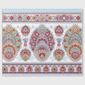 Indische florale paisley medallion. Ethnic Ma Cadeaupapier (Vlak)