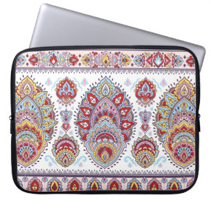 Indische florale paisley medallion. Ethnic Ma Laptop Sleeve