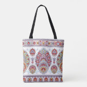 Indische florale paisley medallion. Ethnic Ma Tote Bag (Achterkant)