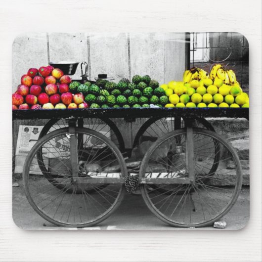 Indische fruitkar muismat (Voorkant)