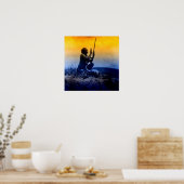 Indische gebeden poster (Keuken)