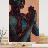 Indische gebeden poster (Keuken)