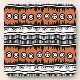 Indische geografische bruine toon-stapes bier onderzetter