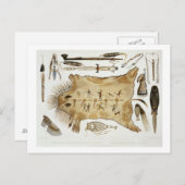 Indische gereedschap en wapens, bord 21 van deel 2 briefkaart (Voorkant / Achterkant)