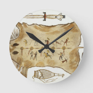 Indische gereedschap en wapens, bord 21 van deel 2 ronde klok