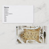 Indische gereedschap en wapens, bord 21 van deel 2 visitekaartje (Voorkant / Achterkant)