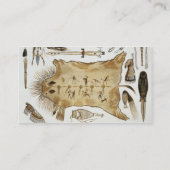 Indische gereedschap en wapens, bord 21 van deel 2 visitekaartje (Achterkant)