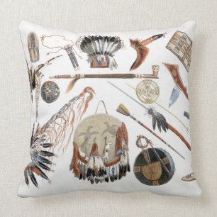 Indische gereedschap en wapens, bord 48 van deel 2 kussen