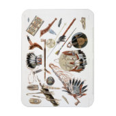 Indische gereedschappen en wapens, bord 48 van dee magneet (Verticaal)