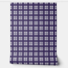 Indische Gingham - Majestueus Indigo Behang