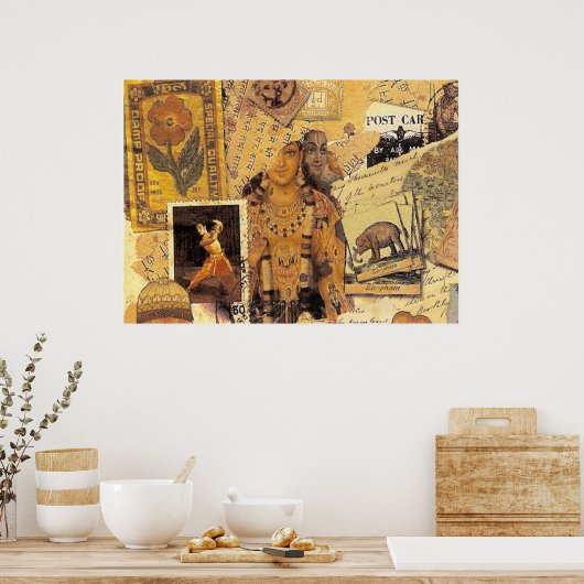 Indische glorie poster (Keuken)