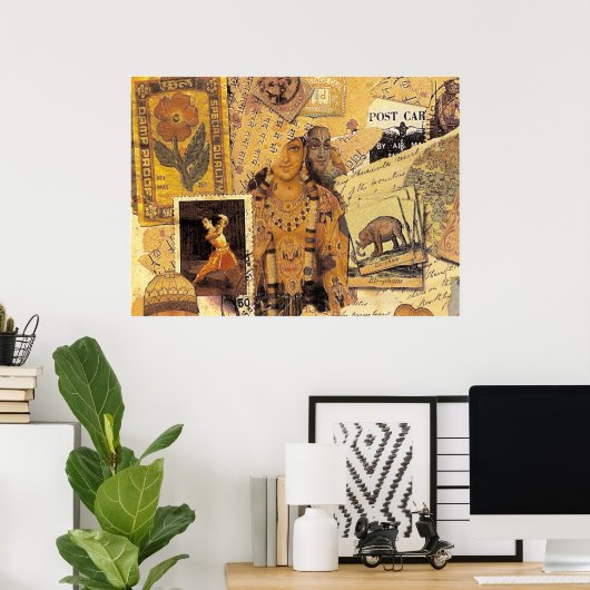 Indische glorie poster (Thuiskantoor)