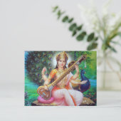Indische god briefkaart (Staand voorkant)
