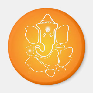 Indische God Ganesha - Magnet