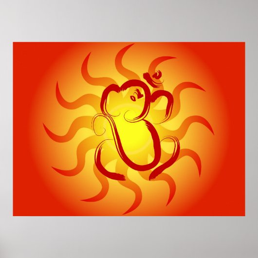 Indische God Ganesha - Poster (Voorkant)