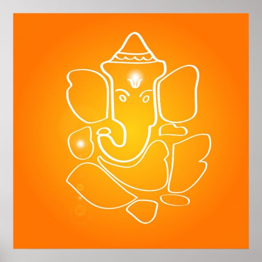 Indische God Ganesha - Poster (Voorkant)