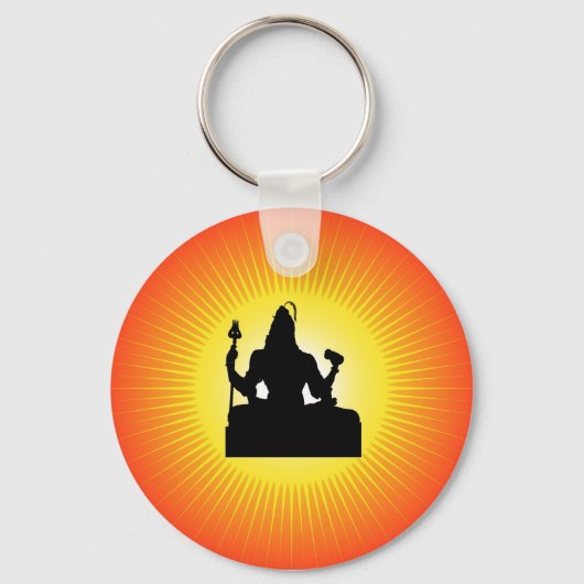 Indische God Shiva - Sleutelhanger (Voorkant)