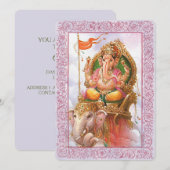 Indische goden/Ganesha - Uitnodiging Kaart (Voorkant / Achterkant)