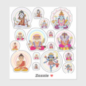 Indische goden sticker (Vel)