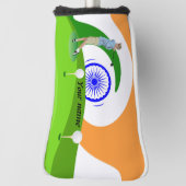 Indische golfer golfheadcover (Draai 90)