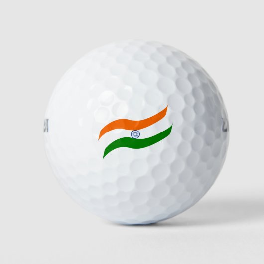 Indische golvende vlag golfballen (Voorkant)