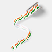 Indische golvende vlag satijnen lint (Achterkant)