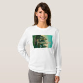 Indische Graven en Totems in de deelstaat Alaska T-shirt (Voorkant volledig)
