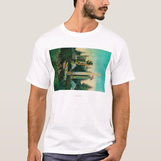 Indische Graven en Totems in de deelstaat Alaska T-shirt (Voorkant)