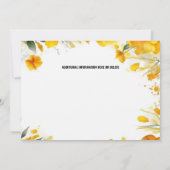 Indische Haldi Ceremonie kurkuma bloemenbruid brui Kaart (Achterkant)