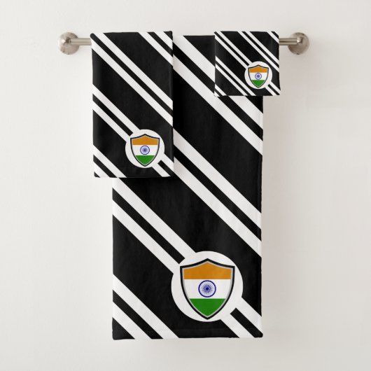 Indische handdoekset onder schildluis bad handdoek (Insitu)