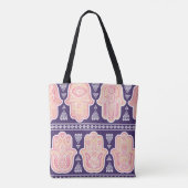  Indische handhamassymbool naadloze pa Tote Bag (Achterkant)