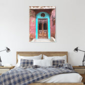 Indische Haveli-deur Canvas Afdruk (Insitu (Slaapkamer))