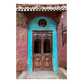 Indische Haveli-deur Perfect Poster (Voorkant)