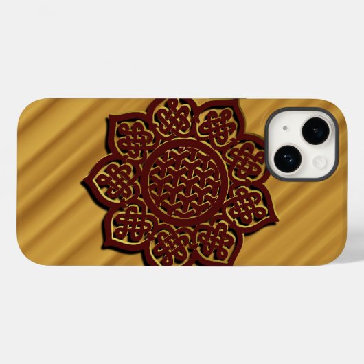 Indische Henna Case-Mate iPhone Case (Achterkant (horizontaal))