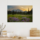 Indische Henry's Hunting Ground bij zonsopgang Poster (Keuken)