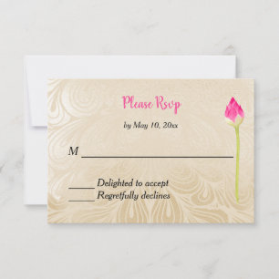 Indische hindu Wedding Invitation RSVP