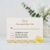 Indische hindu Wedding Invitation RSVP (Staand voorkant)