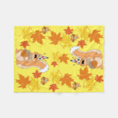 Indische hoofdeekhoorn en vrienden fleece deken (Voorkant (Horizontaal))