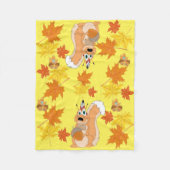 Indische hoofdeekhoorn en vrienden fleece deken (Voorkant)