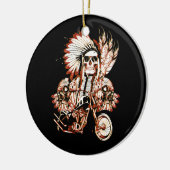 Indische hoofdmachinekamer keramisch ornament (Links)