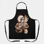 Indische hoofdmachinekamer schort (Voorkant)