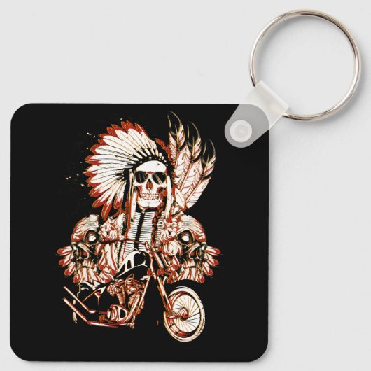 Indische hoofdmachinekamer sleutelhanger (Achterkant)