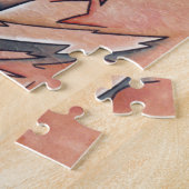 Indische hoofdpuzzel legpuzzel (Zijkant)