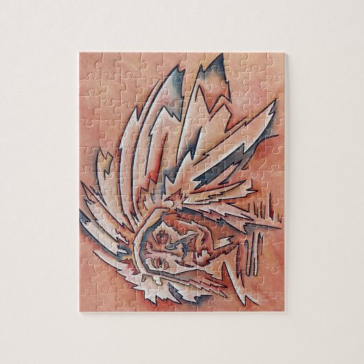 Indische hoofdpuzzel legpuzzel (Verticaal)