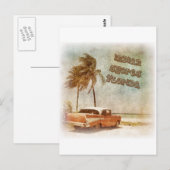 Indische hores strand scene Briefkaart (Voorkant / Achterkant)