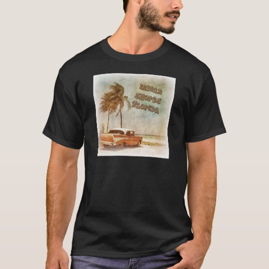  Indische hores strand scene T-shirt (Voorkant)