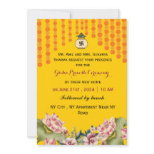 Indische housewarming ceremonie