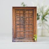 Indische houten deur (Staand voorkant)