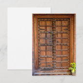 Indische houten deur (Voorkant / Achterkant)