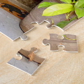 Indische houten deur legpuzzel (Zijkant)